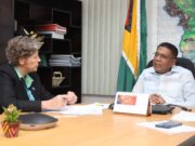 Agri. Minister UNDP Rep. discuss ongoing, future collaboration on climate-resilient agriculture and Disaster Risk Management