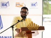 President Ali turns sod for BK airport terminal in Bartica