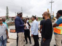 Mustapha visits areas in G/T to assess flash flooding