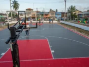 Campbellville welcomes Guyana’s first all-weather basketball court