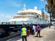 Guyana Welcomes Another Cruise Ship Arrival as MS Hebridean Sky Docks