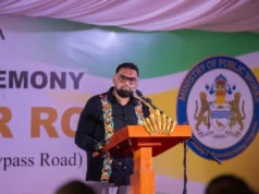 “We’re not playing politics with potholes” – Pres Ali pushes Georgetown road upgrades