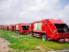 9 Garbage Trucks Delivered to Advance Waste Management in Region Five