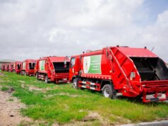 9 Garbage Trucks Delivered to Advance Waste Management in Region Five