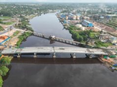 Wismar/Mackenzie bridge now 95.4 per cent complete