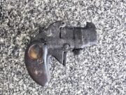 Bandits on motorcycle captured after colliding with car during chase
