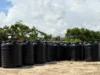Water tanks distributed to 74 Mahaicony households